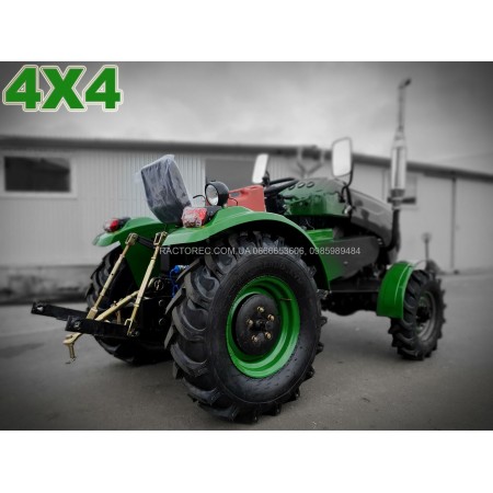 Мінітрактор БУЛАТ Т254 / 4Х4, 23 к.с, ВОМ, 3х точкова навіска, передні та задні противаги! Дешевий! Надійний трактор аналог Шифенг 244